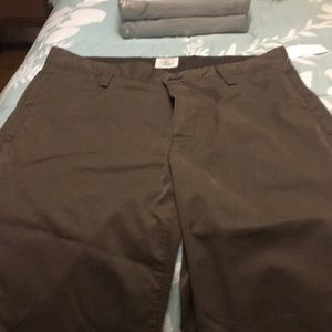 Brown stripe Khaki pants